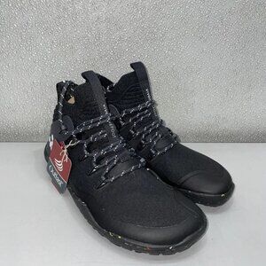 Vivo Barefoot Black Athletic Shoes with Padded Ankle Collar